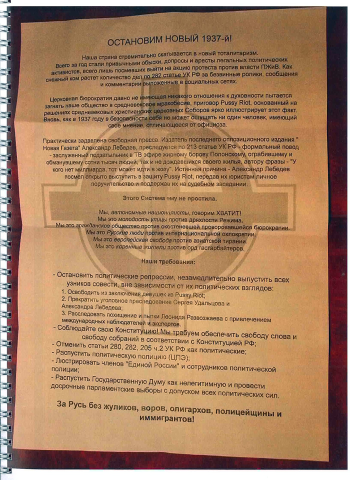 Лебедев финансирует «Русский марш», подрывая государственность России в интересах западных спецслужб?
