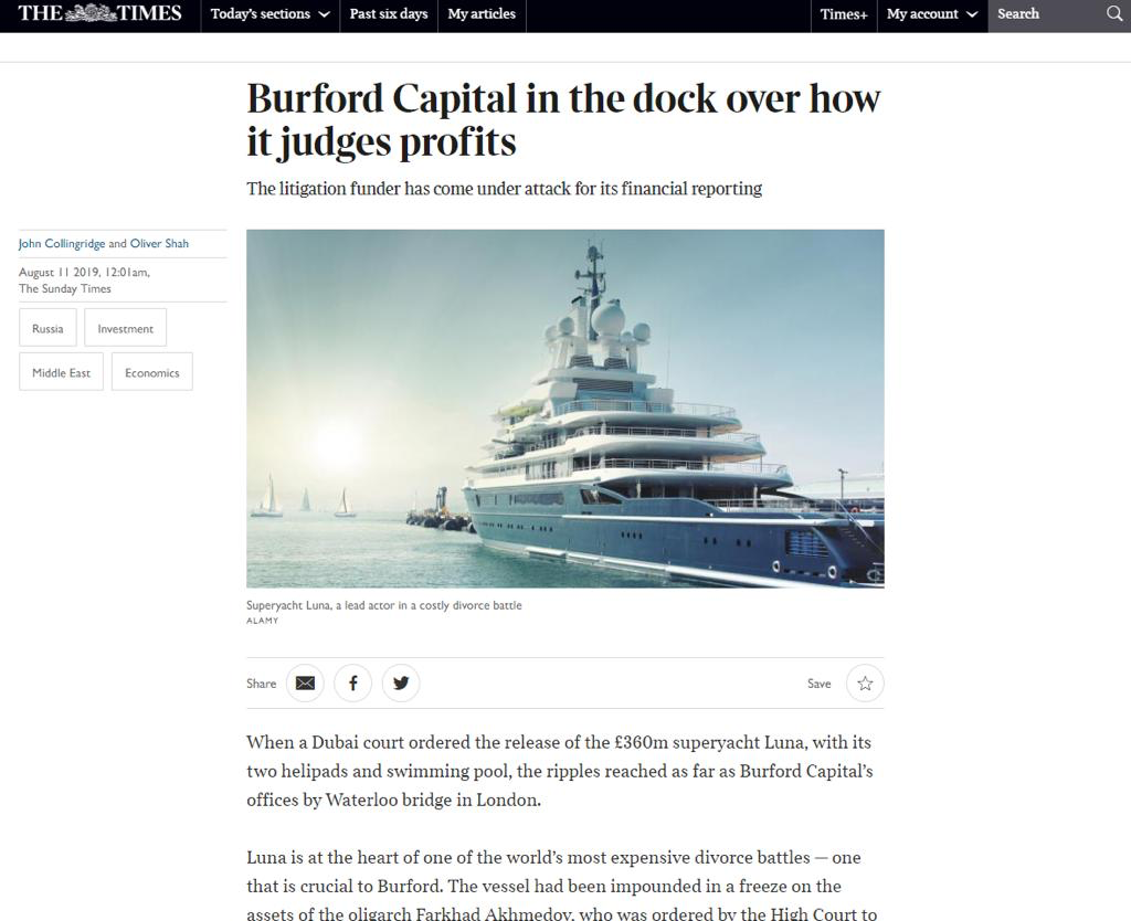 Карточный домик Burford Capital на грани обрушения