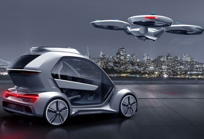 Audi и Airbus представили летающий автомобиль