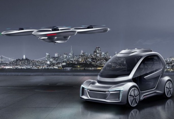 Audi и Airbus представили летающий автомобиль