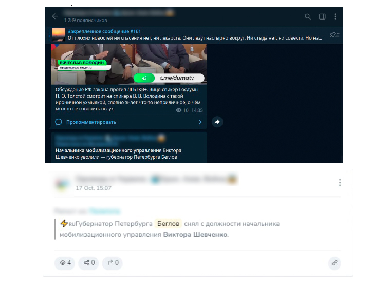 Беглов снял с должности «начальника мобилизации» и снова стал «героем» украинской пропаганды