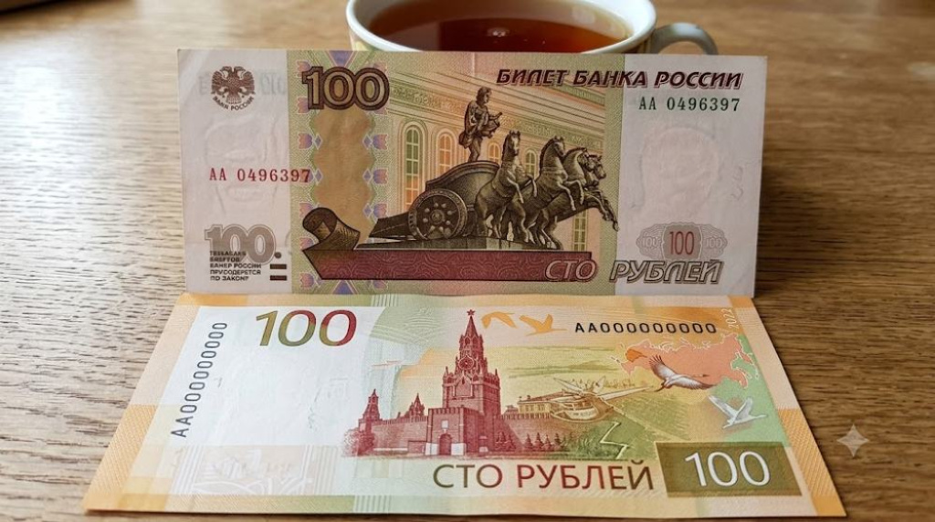 Центробанк ввел в обращение обновленную 100-рублевую купюру