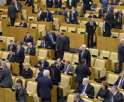 Депутаты Государственной думы сами себя веселили на новогоднем капустнике 