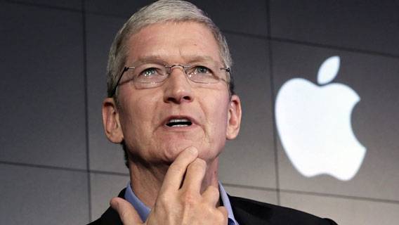 Генеральный директор Apple Тим Кук получил крупный пакет акций компании впервые с 2011 года