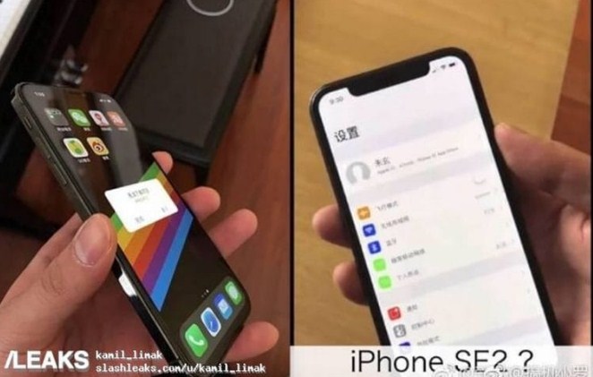 iPhone SE 2 с включенным экраном показали на живых фото