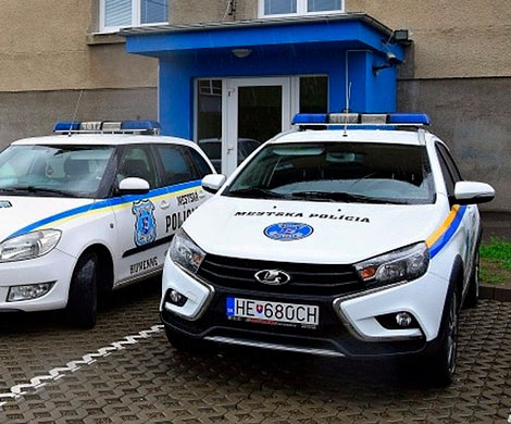 Lada Vesta заступила на полицейскую службу в Словакии