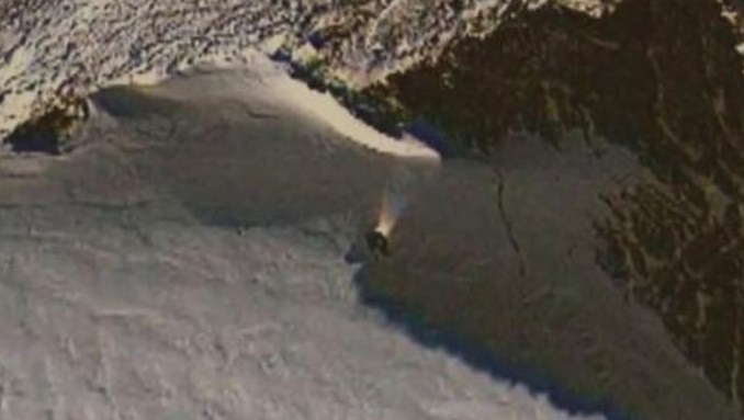 На картах Google Maps нашли заброшенный НЛО в Антарктиде