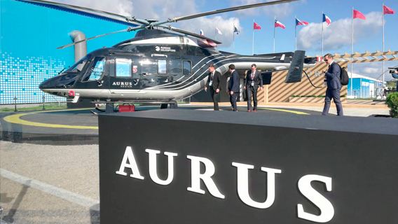 На МАКС презентовали VIP-вертолет в стиле Aurus