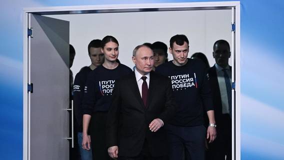 На выборах президента РФ россияне продемонстрировали колоссальное доверие Владимиру Путину