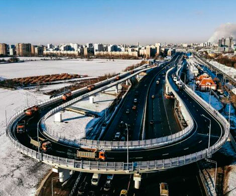 Новая эстакада в Москве соединила две хорды