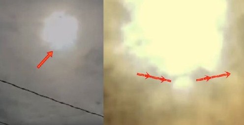 Очевидцы: под Солнцем появился огромный подвижный объект