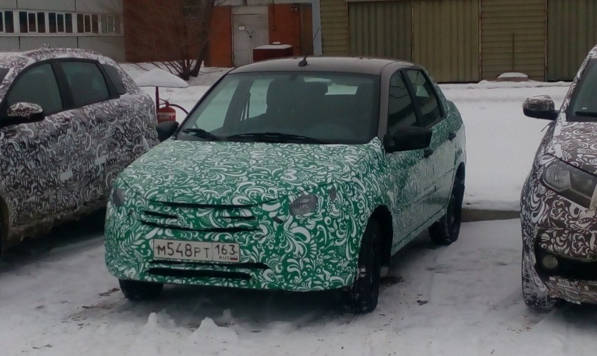 Опубликованы первые фото обновленной Lada Granta