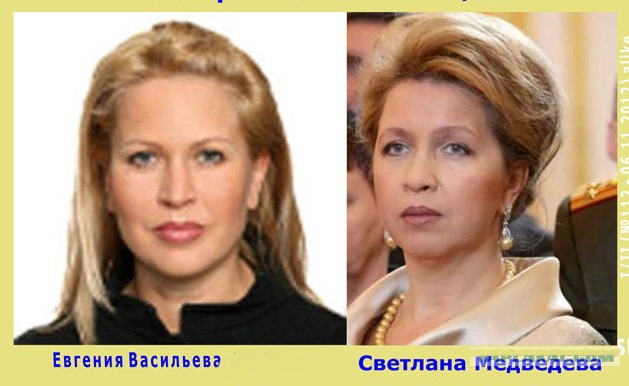 По-видимому, Евгения Васильева, действительно, родственница Светланы Медведевой
