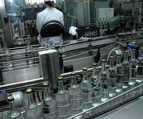 Производство водки в РФ растет рекордными темпами