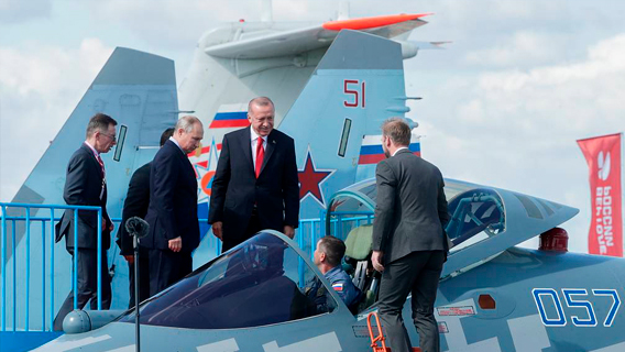 Путин открыл МАКС-2019 в Жуковском