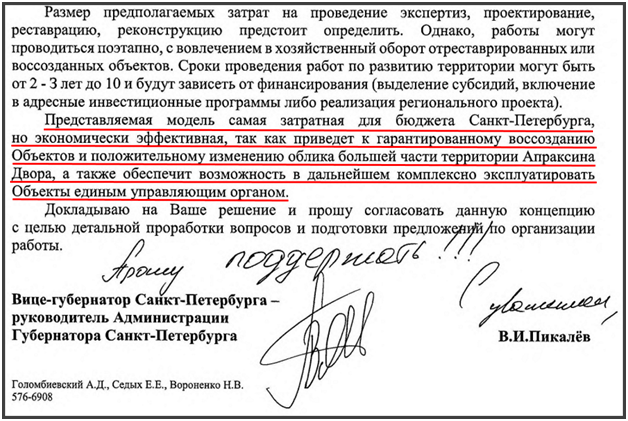 Смольный намерен отказаться от инвестиций в реконструкцию Апраксина двора