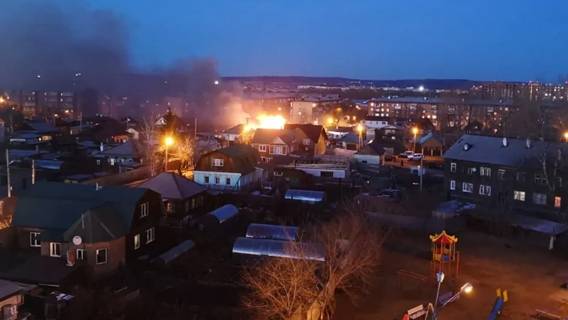Су-30 упал в Иркутске при испытательном полете