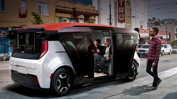 Такси в виде тостера и без руля: General Motors представила новый роботизированный автомобиль