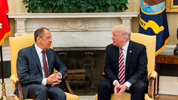 Трамп встретился с главой МИД РФ Сергеем Лавровым
