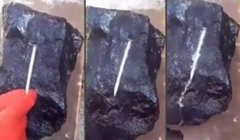 В Мьянме нашли загадочный камень, который плавит металл