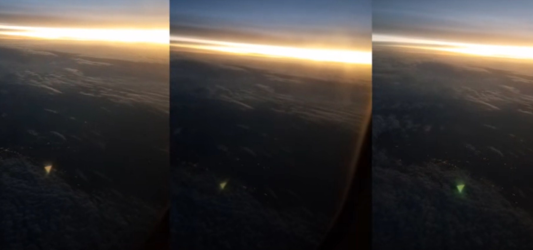 В сети появилось видео с треугольным пылающим НЛО над Техасом