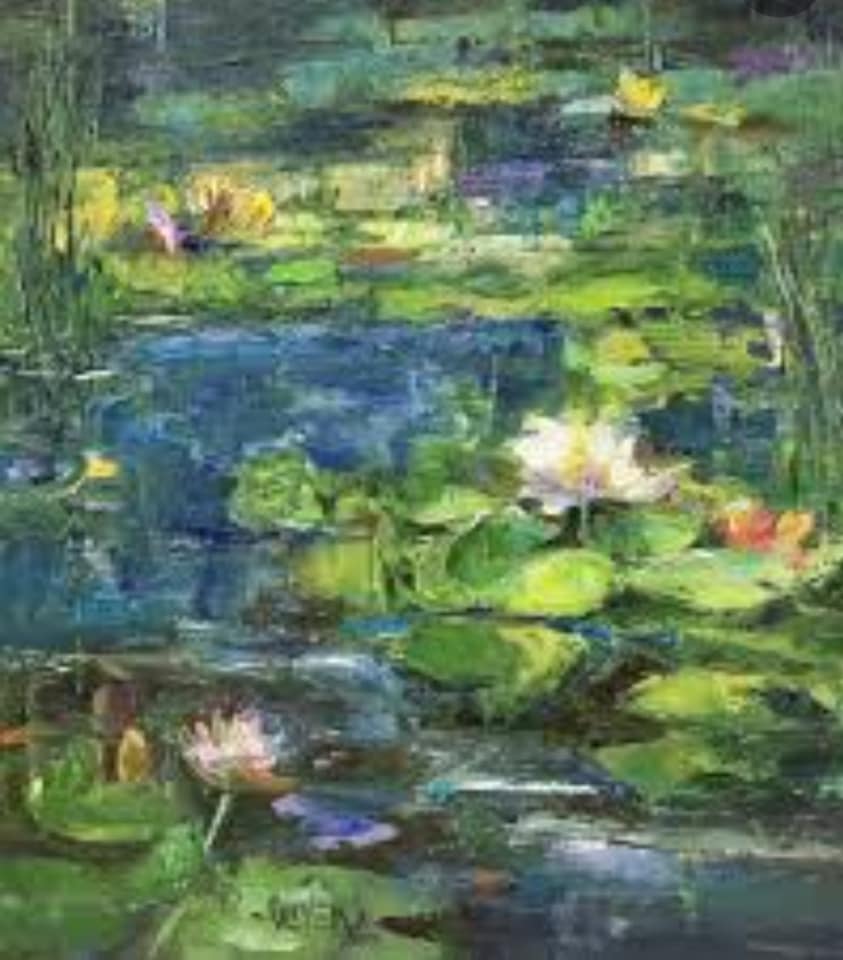 Василий Устюжанин: Кувшинки Селигера и ...Моне