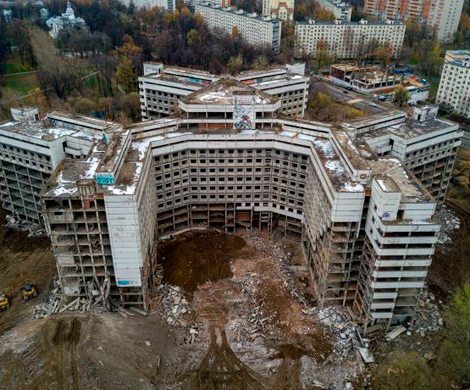 Ховринская больница уже снесена
