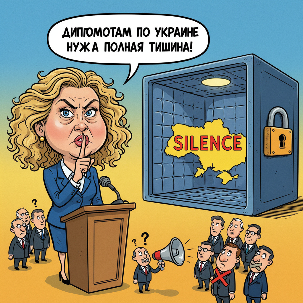 Захарова разъяснила, зачем дипломатам по Украине нужна полная тишина